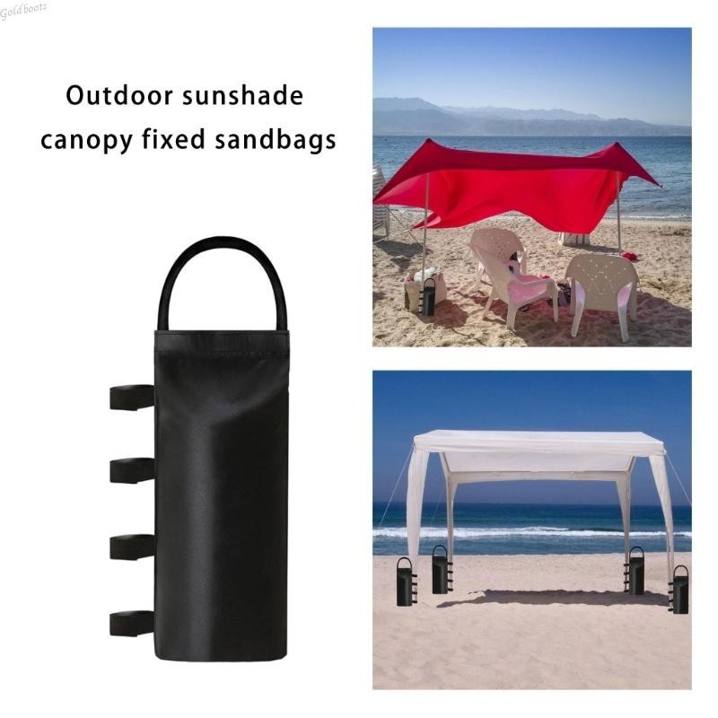 GB 4 6 ชิ้น Secure Anchors สำหรับเต็นท์สวน Canopy Stabilizing กระสอบทราย 420D ผ้า Oxford รวมทราย