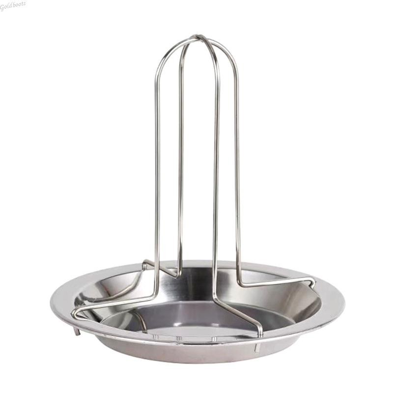 GB ไก่ Roaster Rack สาหรับเตาอบย่าง BBQ สแตนเลสทนทาน เครื่องมือทำอาหารสำหรับสัตว์ปีก