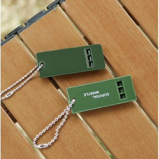 นกหวีด นกหวีดฉุกเฉิน แบบพกพา พร้อมสายโซ่แขวน อุปกรณ์เสริมสาหรับตั้งแคมป์ เดินป่า ราคาชิ้น