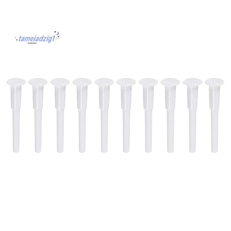 10x ฟิตเนสออกกาลังกายกีฬาโยคะบอลเตียงพองสระว่ายน้าจุกอากาศเสียบขาสีขาว