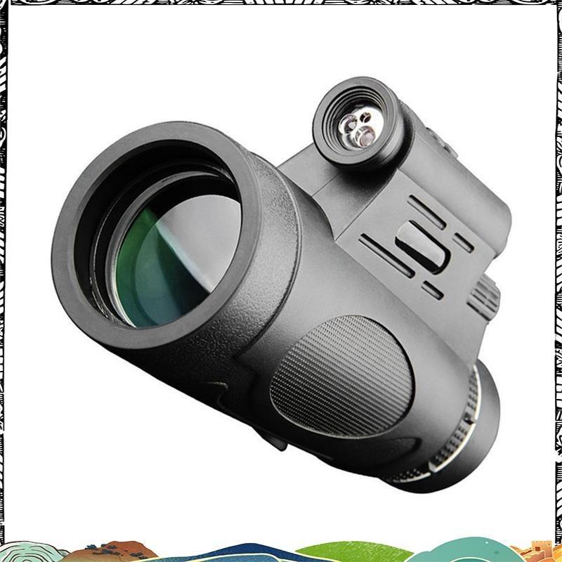 Super 12X50 Monoculars BAK4 Prism แบบพกพา HD Monocular Dual Focus กล้องโทรทรรศน์สาหรับการท่องเที่ยว Camping ดูนกตาข้างเดียว