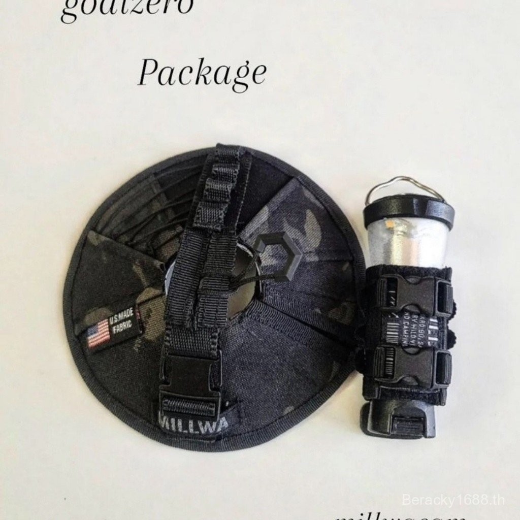 Millwacam unit04ตั้งแคมป์กลางแจ้ง GZ สุนัขสีดำพันลม goalzero ยุทธวิธีสีดำลายพรางโคมไฟ