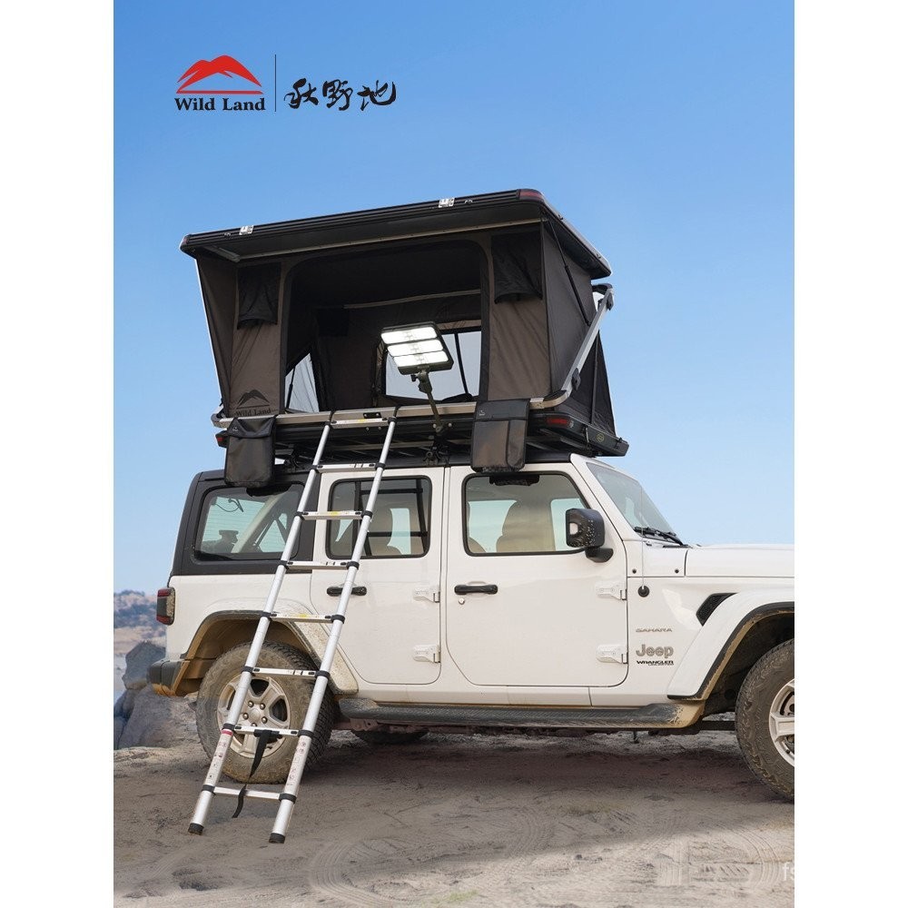 เปลือกแข็งหลังคาอัตโนมัติ 2 3 คนเต็นท์ฤดูใบไม้ร่วงป่าบ้านสนุกกลางแจ้งขับรถด้วยตนเองท่องเที่ยวตั้งแคมป์ รถบ้าน กันฝน รถเอสยูวี