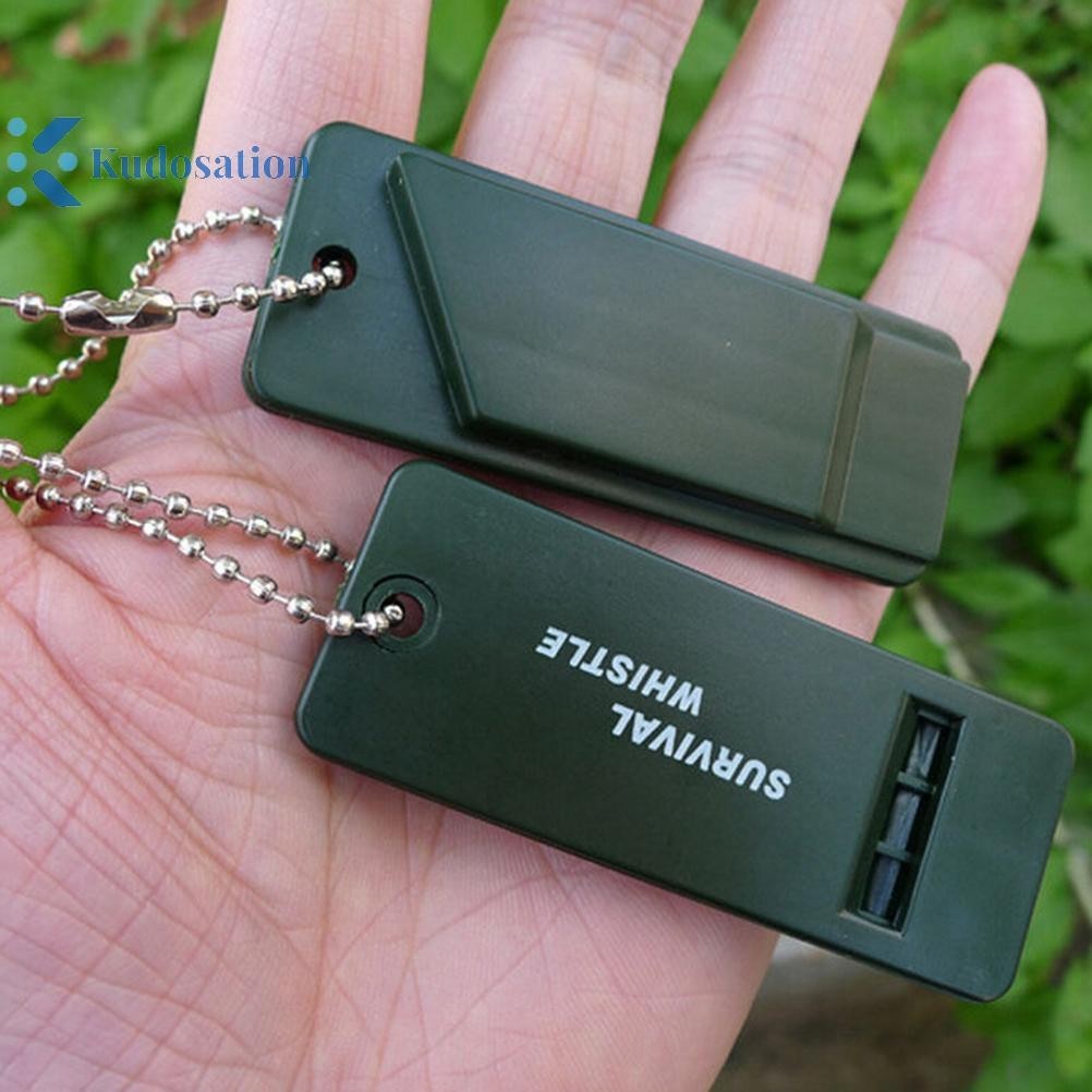 คุโดส ใหม่ฉุกเฉินอยู่รอดนกหวีดเครื่องมือกู้ภัยสัญญาณเสียงกลางแจ้งตั้งแคมป์เดินป่าดี