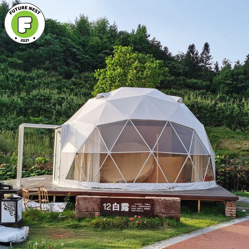 เต็นท์ทรงกลม ขนาด 7 เมตร สำหรับแคมป์ปิ้งและพักผ่อนกลางแจ้ง