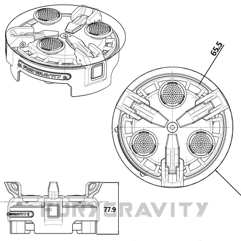 อุปกรณ์ตั้งแคมป์กลางแจ้งแบบบูรณาการ พกพาสะดวก เหมาะสำหรับปิกนิก ประกอบด้วยเตาแก๊สกันลมและชุดครัวบนโต๊ะอาหาร