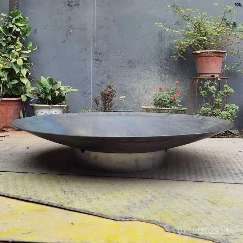 fire basin สแตนเลสสำหรับปิกนิกและแคมปิง ใช้งานได้ทั้งเป็นเตาบาร์บีและตกแต่งสวน