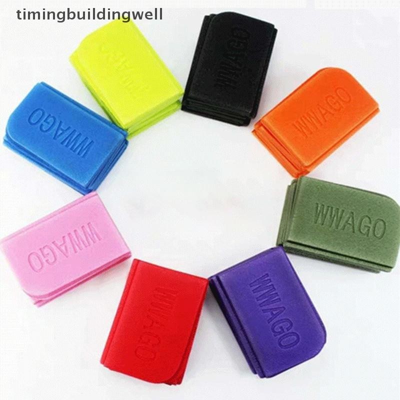 Twth โฟม XPE เบาะพับชายหาด Camping แบบพกพา Moisture Proof Mats กลางแจ้งแบบพกพากันน้าแผ่นปิคนิคขนาดเล็ก 10 สี QDD