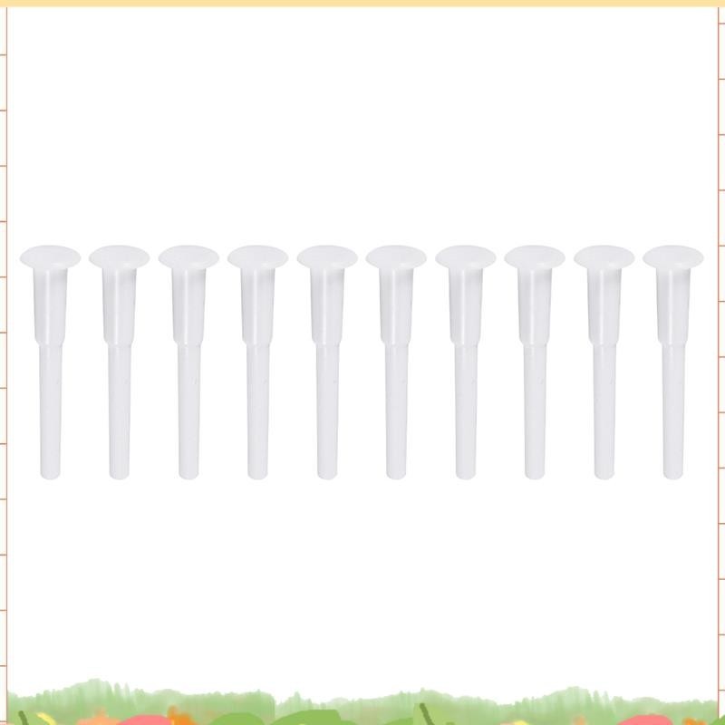 Super 10x ฟิตเนสออกกาลังกายกีฬาโยคะ Ball Inflatable เตียงสระว่ายน้า Air Stopper Plug Pin สีขาว