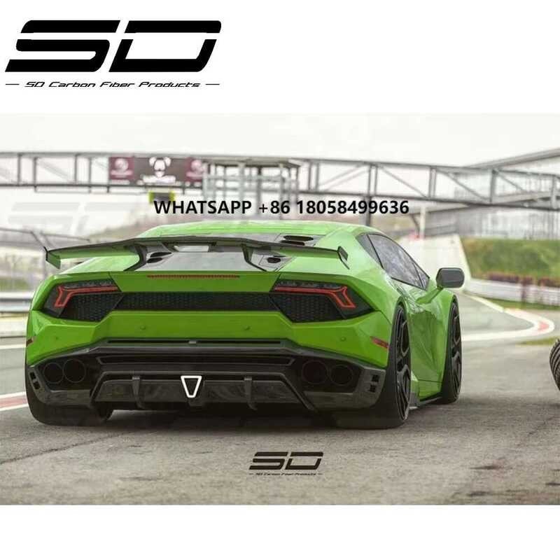 Lamborghini ชุดแต่งตัวถังรถยนต์สำหรับ Huracan Lp610 Lp580 เป็นสไตล์ SD กันชนหลัง อุปกรณ์เสริมภายนอก