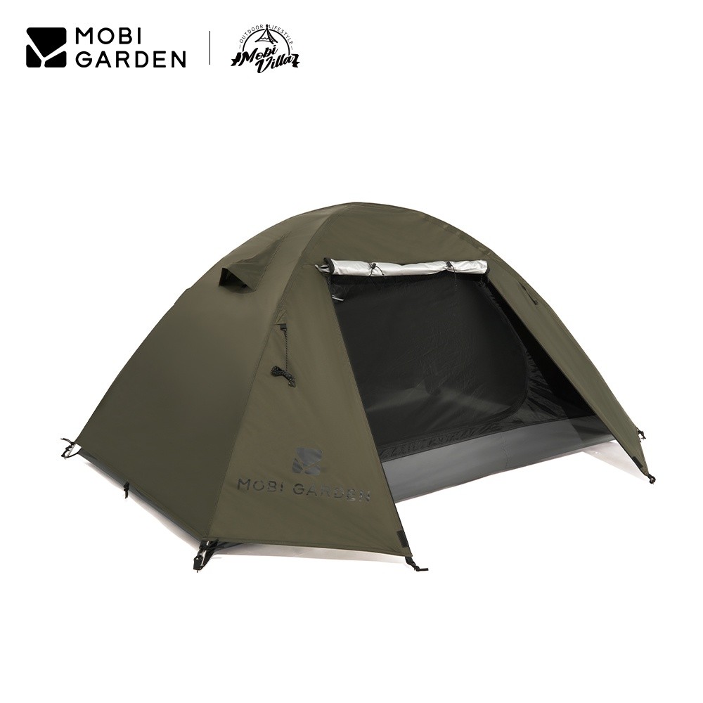 MOBI GARDEN เต็นท์ตั้งแคมป์ แบกเป้ กันน้า กันฝน เดินป่า เคลือบเงิน ป้องกันแสงแดด ติดตั้งง่าย ศูนย์พักพิงหลังเกิดแผ่นดินไหว