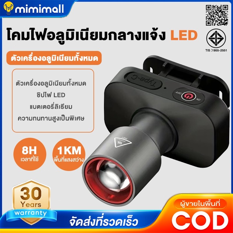 ไฟฉายคาดหัว ไฟคาดหัว ส่องไกล ไฟคาดหัว LED ส่องกบ เดินป่า ลุยฝนได้ สว่างมาก รับประกันความสว่าง L42