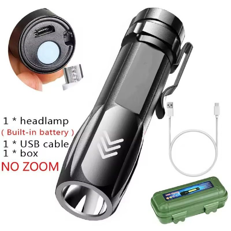 ไฟฉายขนาดเล็กแบบพกพาชาร์จไฟได้ไฟ Ledไฟฉายพวงกุญแจ Led ขนาดเล็กขนาดเล็กแบบพกพาไฟกลางแจ้ง