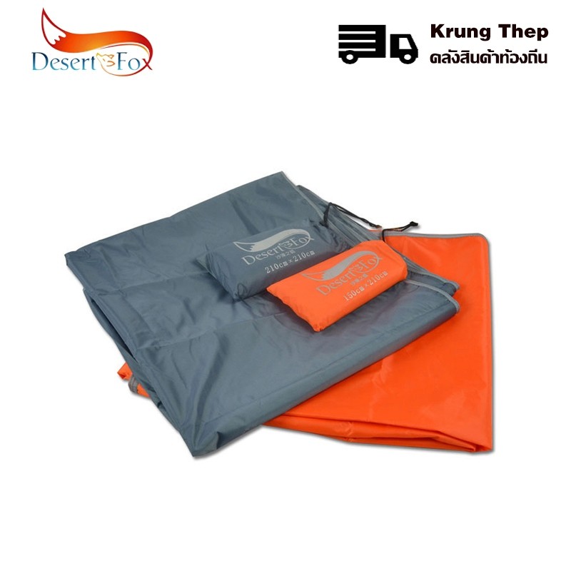Desert Fox เต็นท์กันน้ำชั้น Tarp เสื่อปิกนิก Ultralight พ็อกเก็ตเต็นท์ Footprints Beach Tarp พร้อมกระสอบสำหรับ Camping