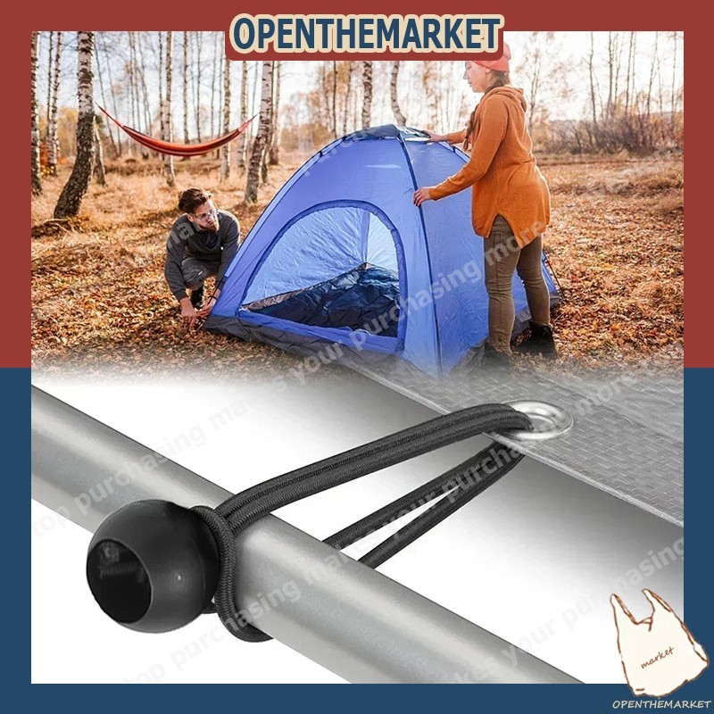 สินค้าพร้อมส่งหัวเข็มขัดเชือกยางยืด ยางรัดของ เอนกประสงค์ ยางรัดเสา เชือกยืดหยุ่น สาหรับเต็นท์