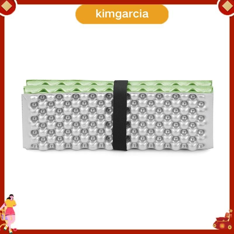kimgarcia Outdoor Folding Mat Ultralight Camping Picnic Pad กันน้า XPE โฟมนั่งเบาะเก้าอี้สาหรับเดินป่า Tourist Camping สีเขียว