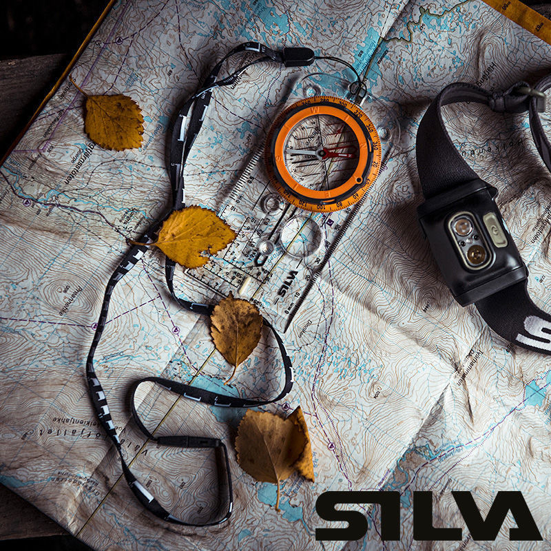 เข็มทิศกลางแจ้ง Silva Inclinometer แบบมืออาชีพ เหมาะสำหรับการเดินป่าและสำรวจภูเขา