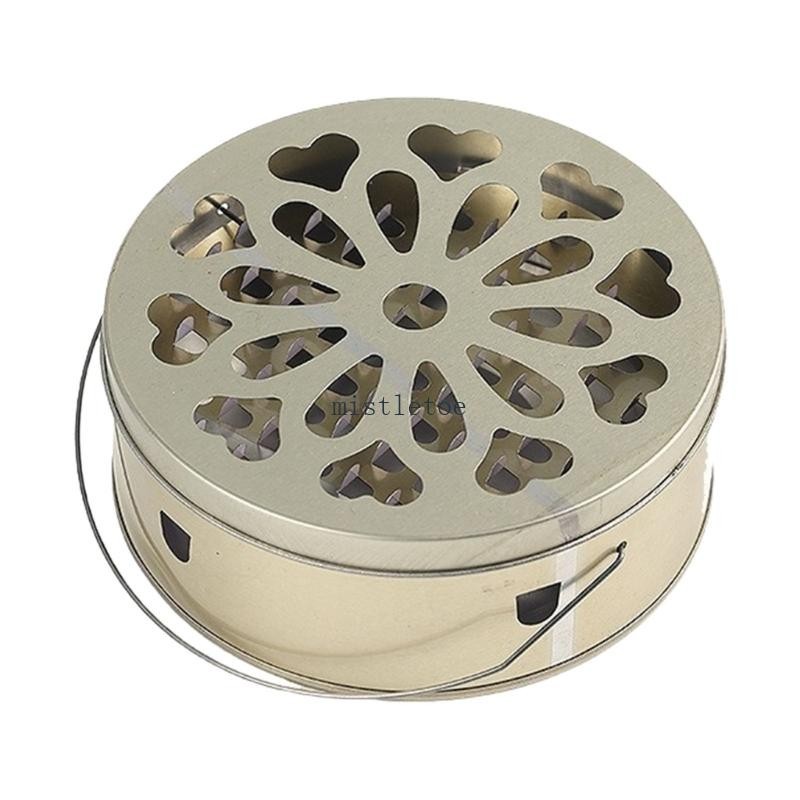 ถาดม้วนยุงทนความร้อน พร้อมฐานระบายอากาศ เหมาะสำหรับบ้านหรือการเดินทาง