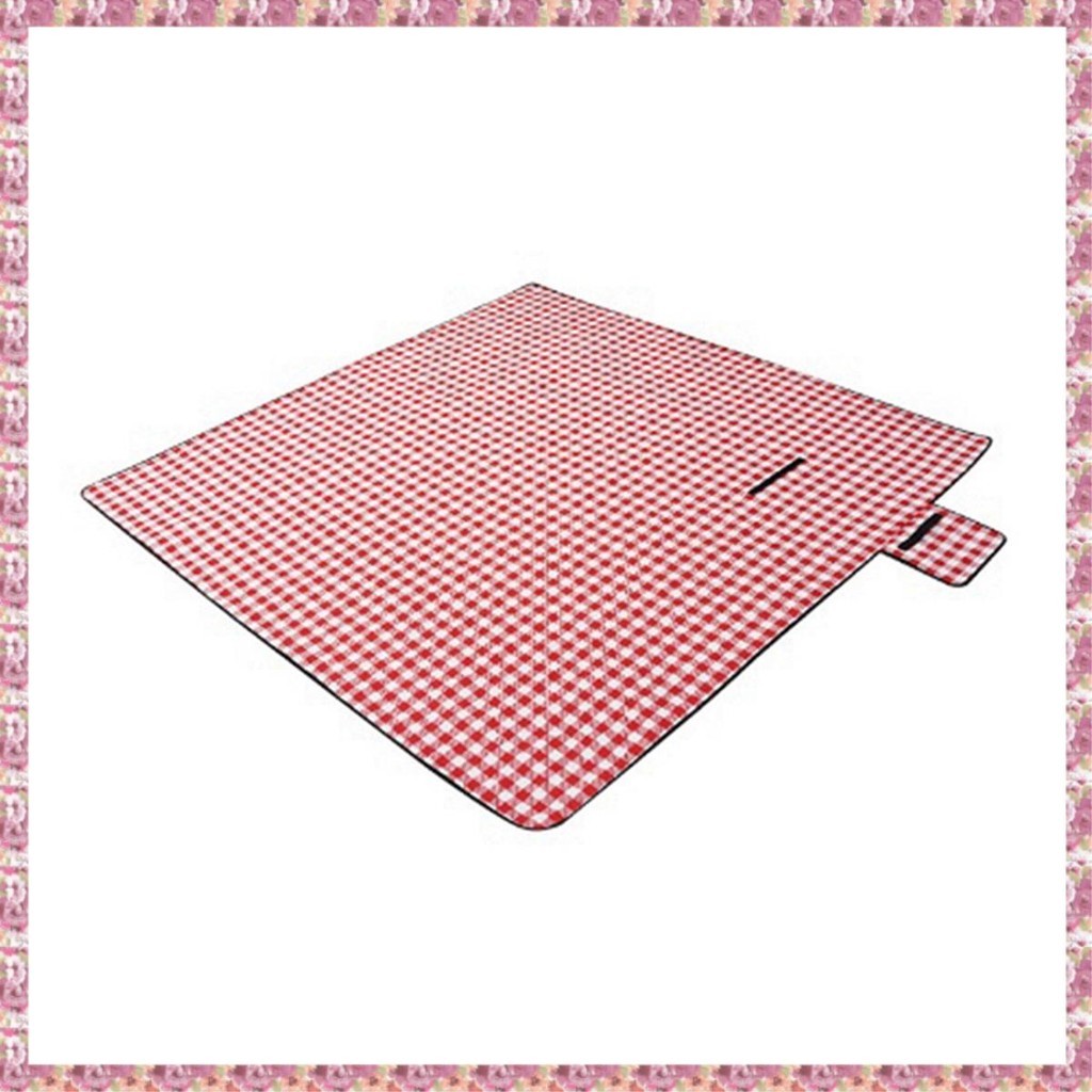 ผ้าห่มกันน้าสำหรับกลางแจ้งและปิกนิก Camping Mat Park กันน้าพร้อมสายรัดพกพา