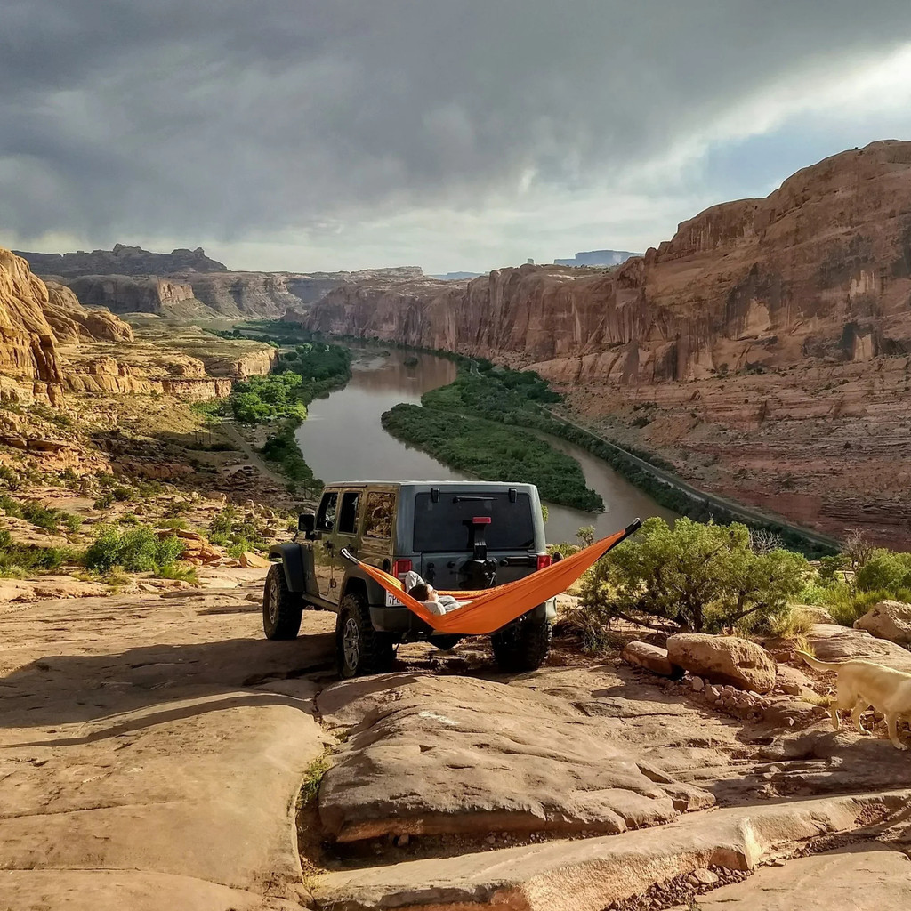 Trailer Bar Hitch Cart Butt Play Hammock เด็กที่ชื่นชอบคนหนุ่มสาว Mount 4x4 รถออฟโรดกีฬา Camping Arti