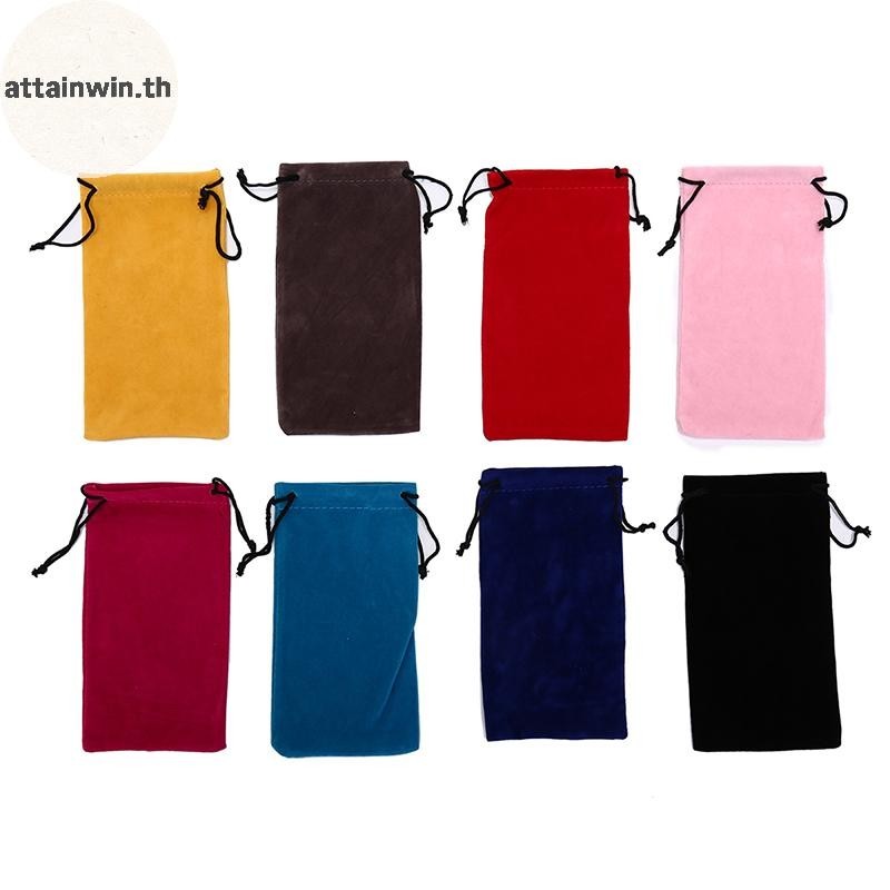 กระเป๋าใส่แว่นกันแดดAttainwin 1 ชิ้น ผลิตจากหนังและผ้าเนื้อนุ่ม สำหรับใส่แว่นกันแดดและเครื่องประดับ