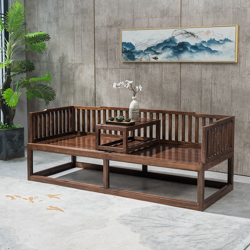 โซฟาสไตล์จีนแบบอาร์ฮาทสำหรับโรงแรมและบ้านพักตากอากาศ ดีไซน์เซนเพื่อห้องนั่งเล่น