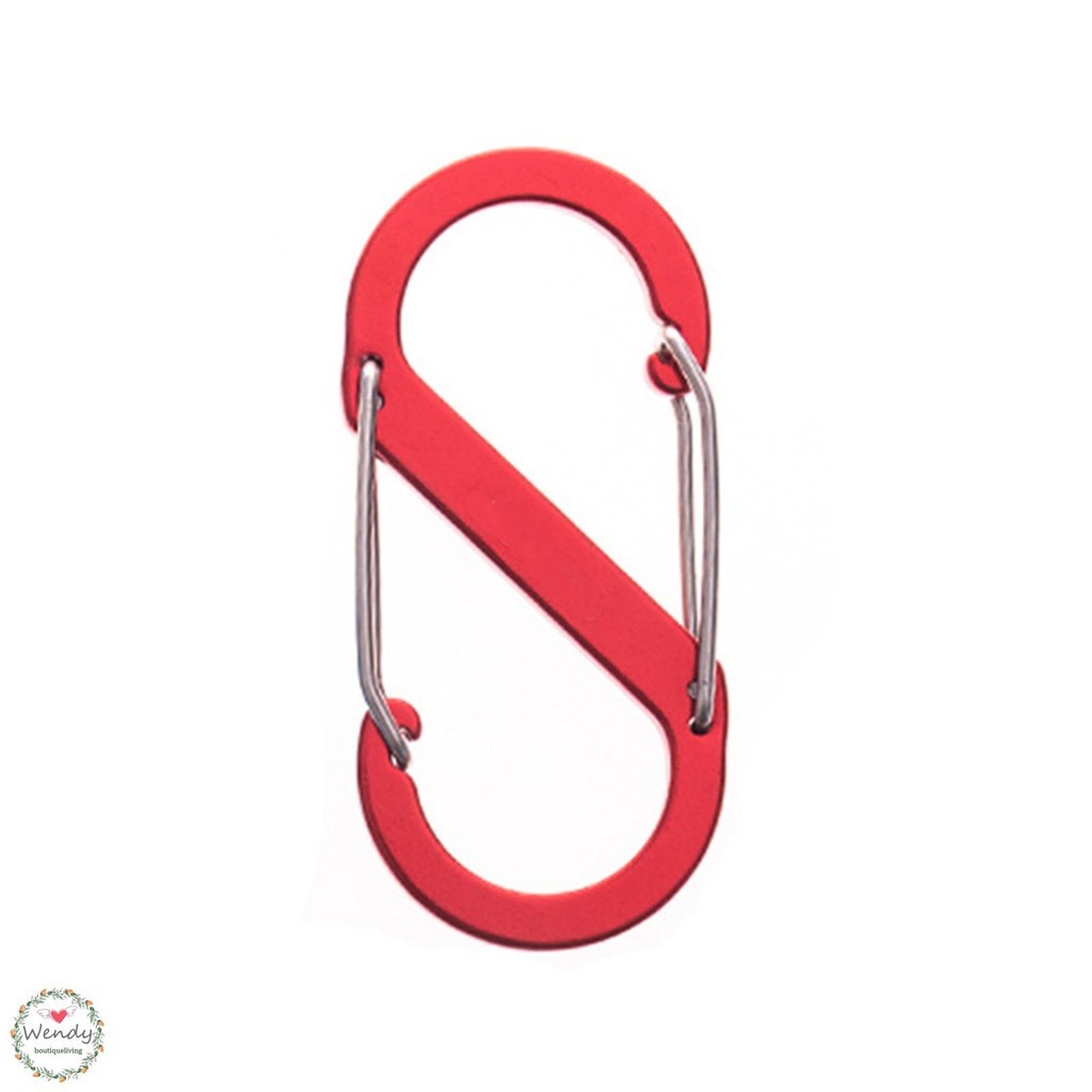 คาราบิเนอร์อลูมิเนียมและสแตนเลส แบบคลิกlock สำหรับเดินป่าและOutdoor