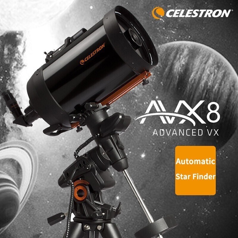 Celestron Advanced VX 8 SCT 203mm F10 Schmidt Cassegrain Computerised GoTo Telescope StarBright with Coated XLT