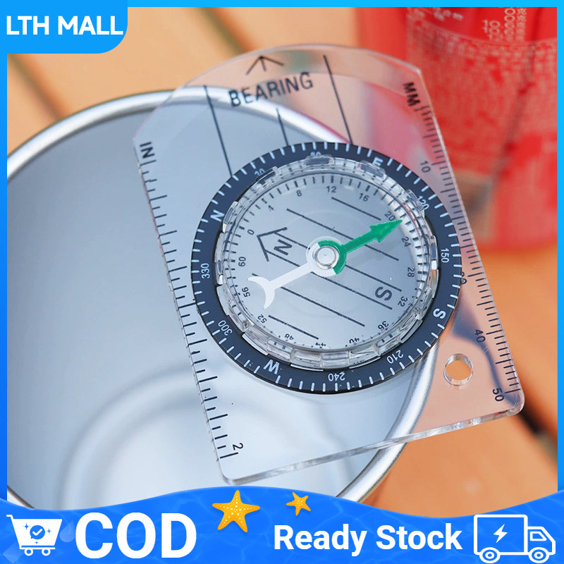 พร้อมส่ง เข็มทิศ เข็มทิศวัดองศา ซิลวา ไม้บรรทัด พับเก็บได้ พกพาสะดวก น้ำหนักเบา มีสเกลความละเอียด