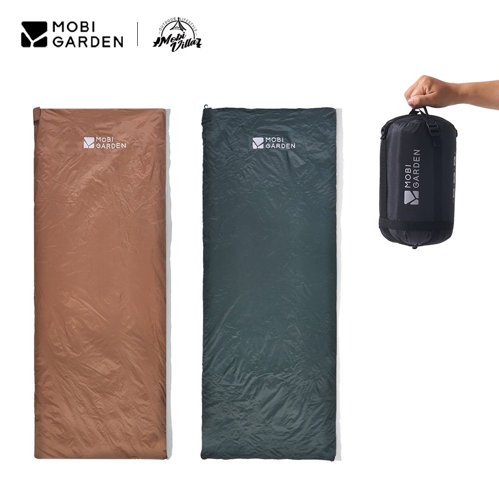 MOBI GARDEN ถุงนอนตั้งแคมป์กลางแจ้ง Ultralight แบบพกพา 067KG078KG 1PC