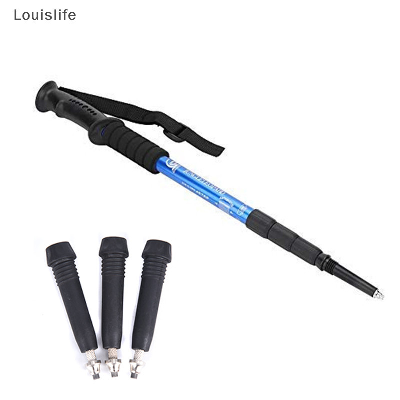 Llph Camping Hiking Stick Tip End Cane Rod Crutch Climbing Stick Trekking Pole LLP