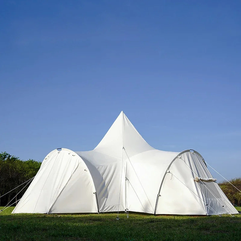 NEW เต็นท์ขนาดใหญ่สำหรับ camping กลางแจ้ง กันน้ำและทนต่อสภาพอากาศ สำหรับ 5 คนขึ้นไป เหมาะสำหรับการรวมตัวของครอบครัวและ