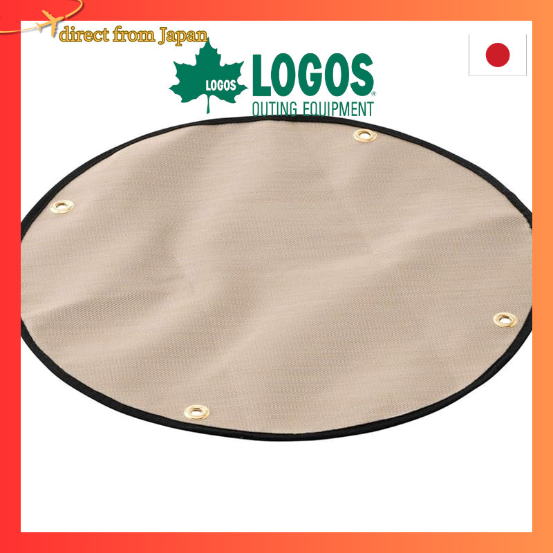 LOGOS Stove Table Fireproof Heatinsulating Sheet 81064037 Beige Approx Diameter 46cmDirect from japan