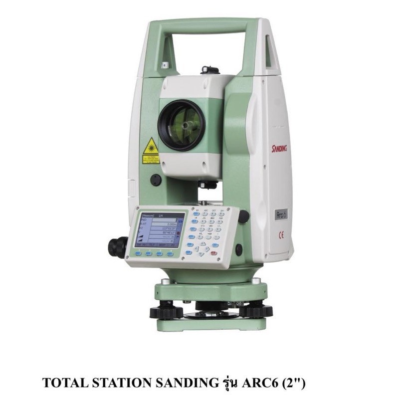 กล้องTotal station ยี่ห้อ Sanding รุ่น ARC6 non prism 600 m 2 หน้าจอ