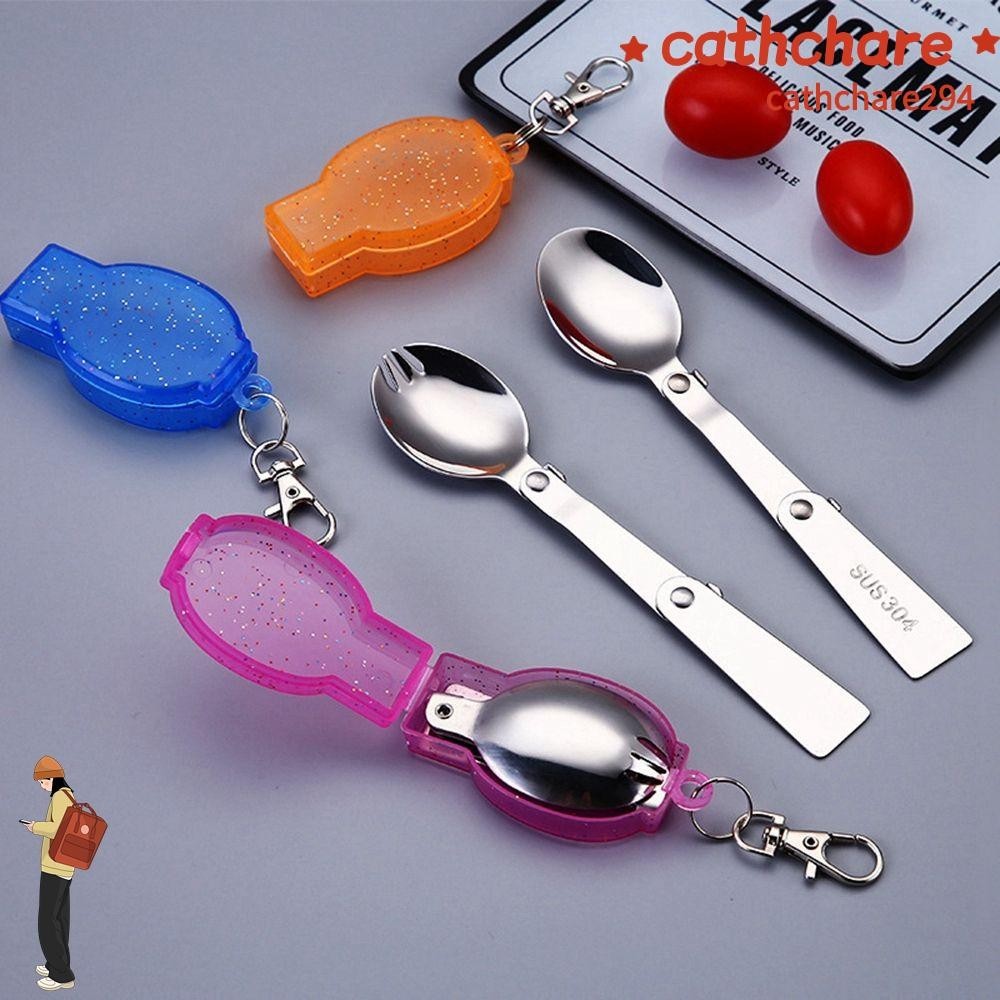 ส้อมพับได้สำหรับปิกนิกและใช้นอกบ้าน สะดวกพกพา