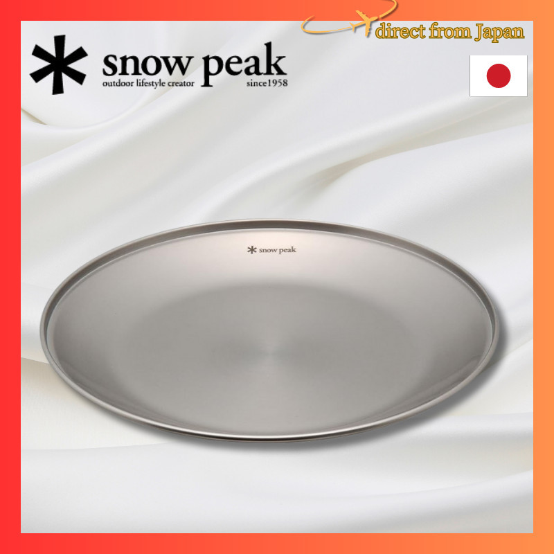 Snow Peak Stainless Steel SP Tableware Plate L TW034Direct from japan