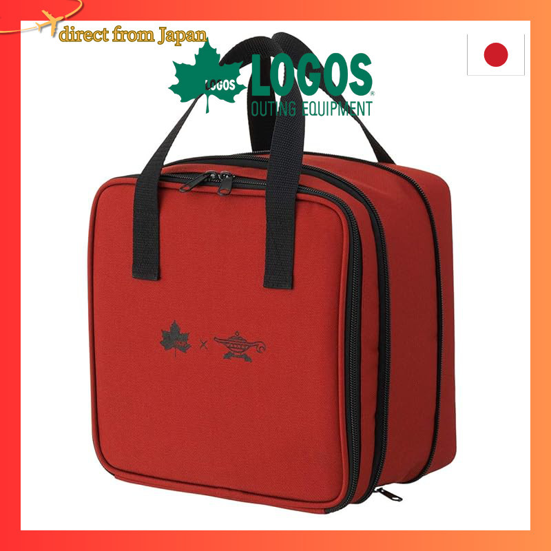 LOGOS LOGOS  SENGOKU ALADDIN Cylinder Case 81060014 Brick Color approx Width 25cm  Depth 25cm  Height 16cmDirect from japan