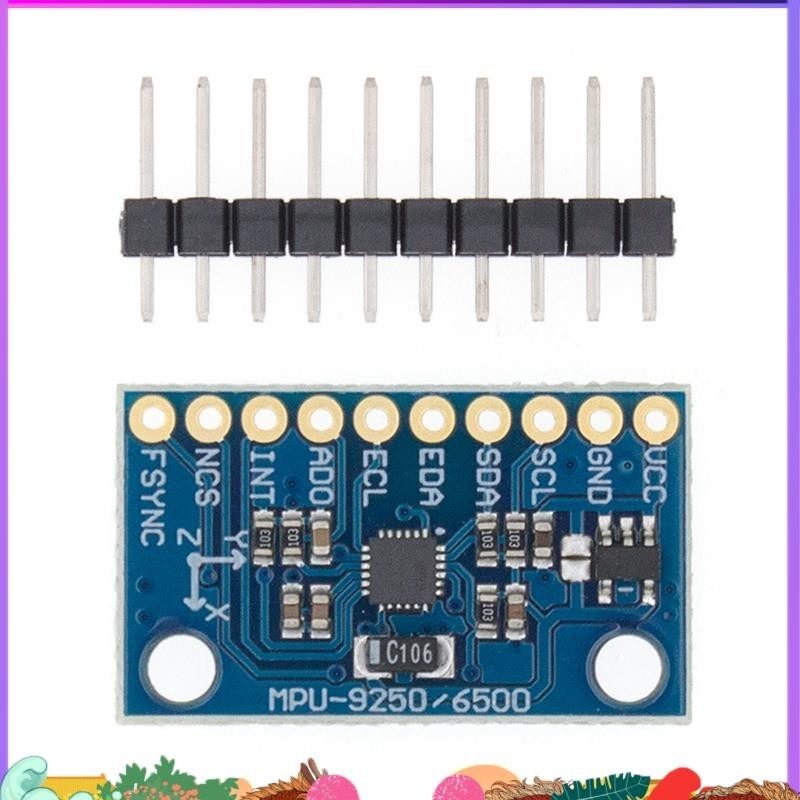 โมดูลเซนเซอร์ MPU9250 สื่อสารผ่าน SPI มีไจโรสโคปและAccelerometer 3 แกน