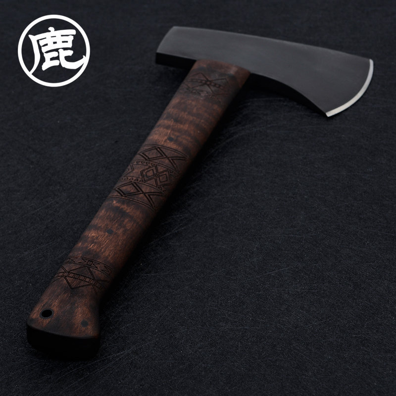 Winkler อุปกรณ์กลางแจ้ง Handmade Highland Axe Camping Hand Axe Camping Battle Axe