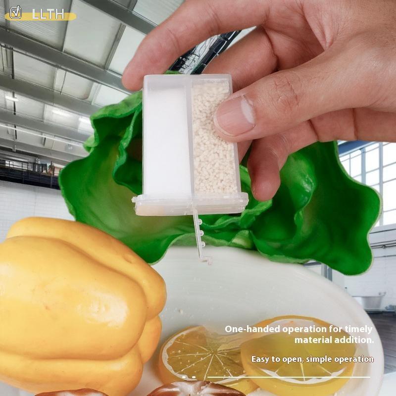 LLTH 2in1 Camping เครื่องปรุงรส Shaker MultiPurpose Spice Jar พร้อมฝาปิด 2partment สาหรับกลางแจ้ง BBQ ทาอาหารเกลือพริกไทยกล่องเก็บร้อน