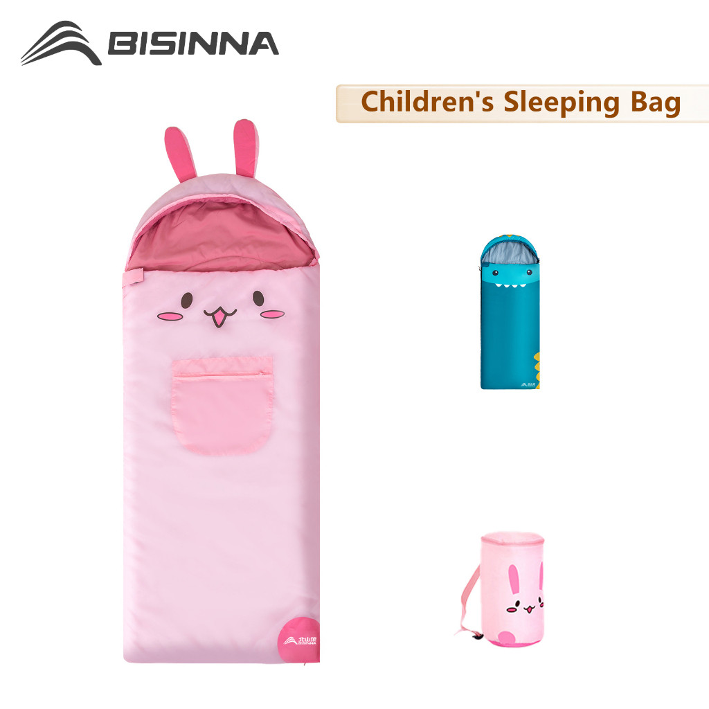 BISINNA เด็กการ์ตูนผ้าห่ม Camping ถุงนอนสาหรับเด็กของขวัญวันเกิดหนา 1PC ผ้าคลุมเตียงบนเตียงสัตว์ Sleep
