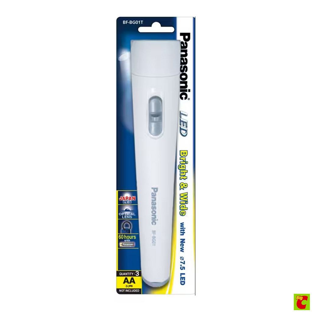 พานาโซนิค ไฟฉาย LED ไฟสีขาว รุ่น BFBG01TLZ2 คละสี