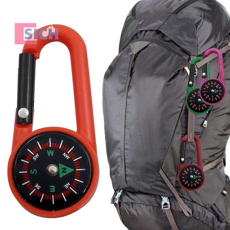 Sich พวงกุญแจกลางแจ้งอเนกประสงค์ Minipass Mountaineering Key แหวน Snap Hook แคมป์ปิ้งเครื่องมือเดินป่าสินค้าใหม่