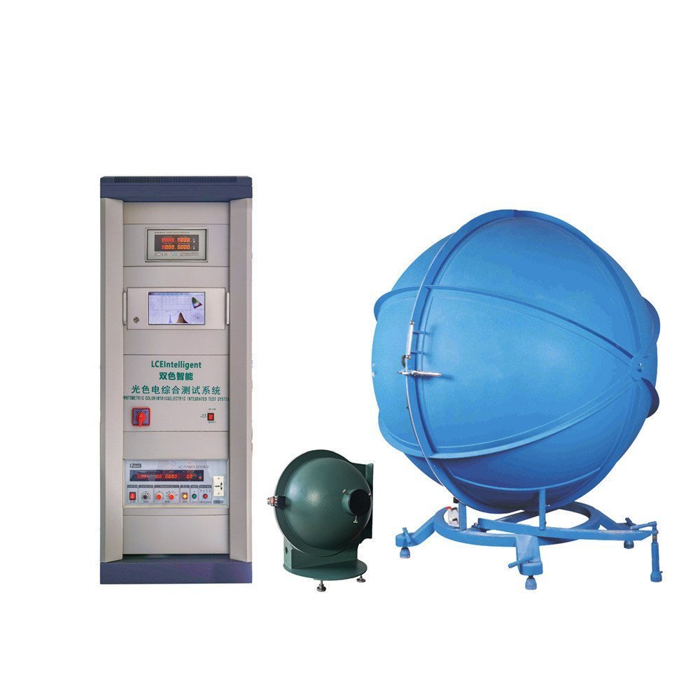 Integration Ball Lumens LED Spectrum Meter Beige อุณหภูมิ Luminous Flux การวิเคราะห์ Finger Wave Long Spectrum System 15 ความแม่นยาสูง NQNC