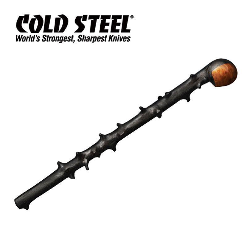 ไม้เท้าเดินป่า Cold Steel 91PBSH ด้ามเหล็กดำพร้อมหนามและพลามไอร์แลนด์ ใช้ในการท่องเที่ยวและการป้องกันตนเอง