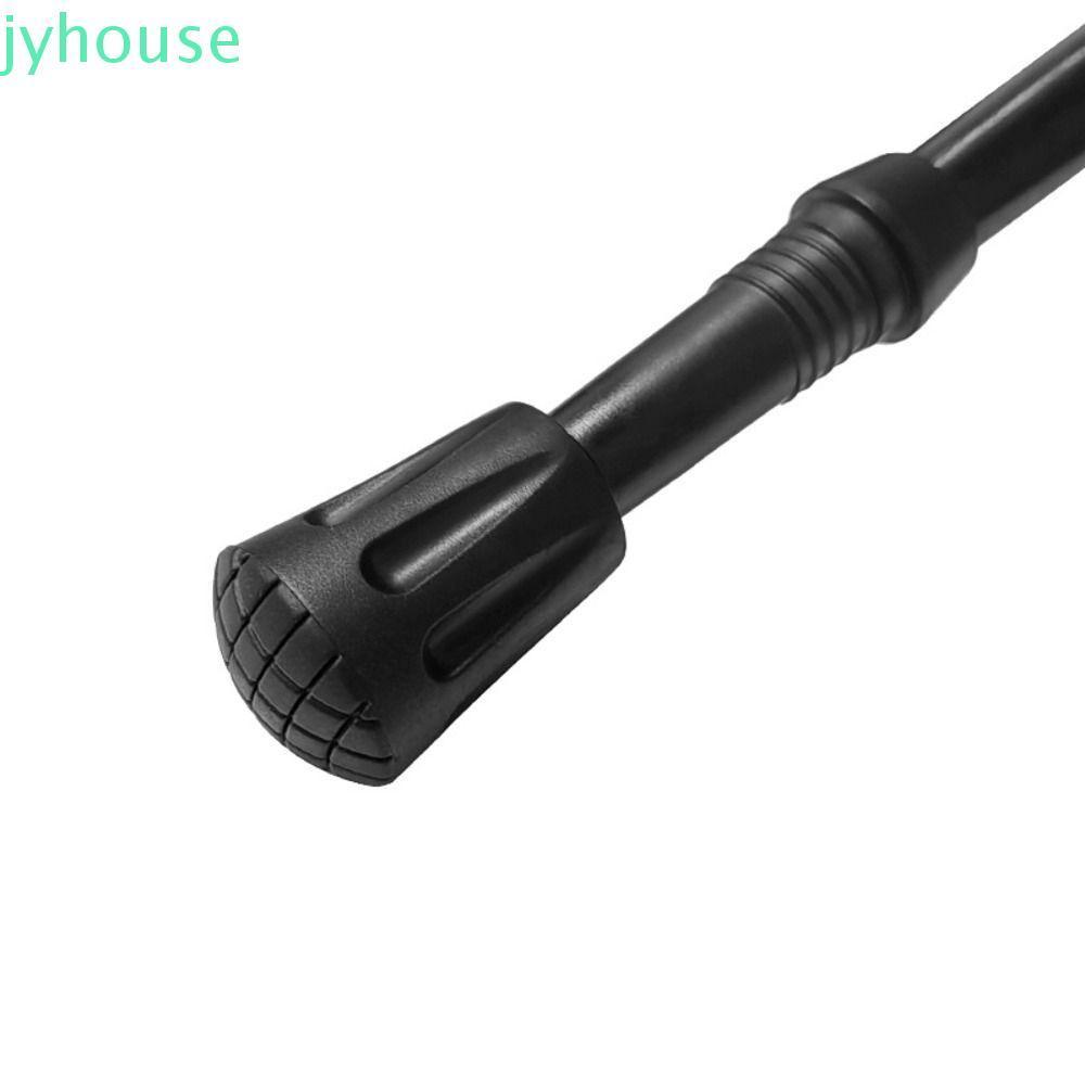 JYHOUSE Walking Stick Tip Protector ยาง 11 มมTrekking Pole ด้านล่าง ยาง Cane เคล็ดลับ Protector สวมใส่สีดา AntiSkid Trekking Pole Tip Protectors เดิน