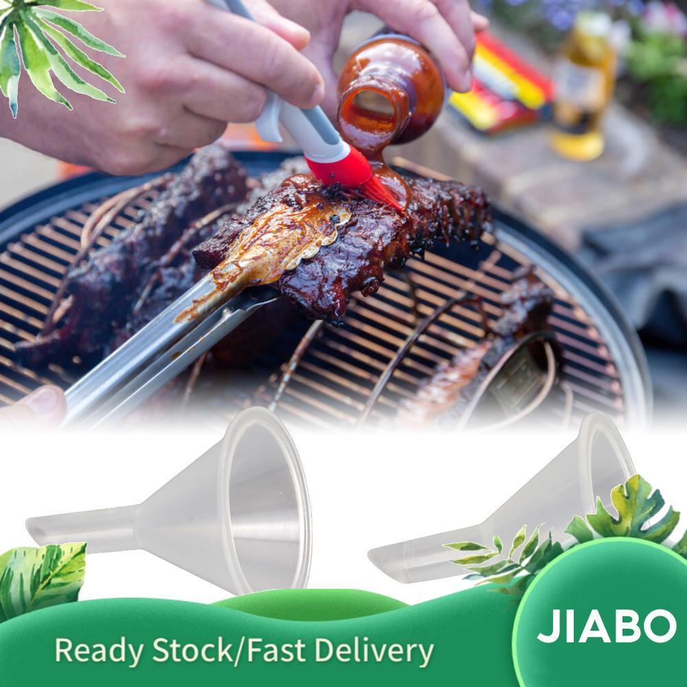 Jiabo Jiabo ช่องทางขนาดเล็ก 2 ชิ้นพลาสติกใสแบบพกพาหลายช่องทางสำหรับบรรจุขวดวัตถุประสงค์น้ำหอมผงของเหลวน้ำมันหอมระเหยใช้ในครัวด้วย