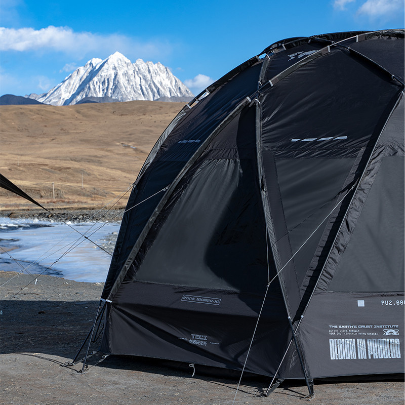 Teci Ground Shell Research PHI8 เต็นท์ครึ่งวงกลมกลางแจ้ง Camping แบบพกพาพับกันฝน Luxury Camping เต็นท์