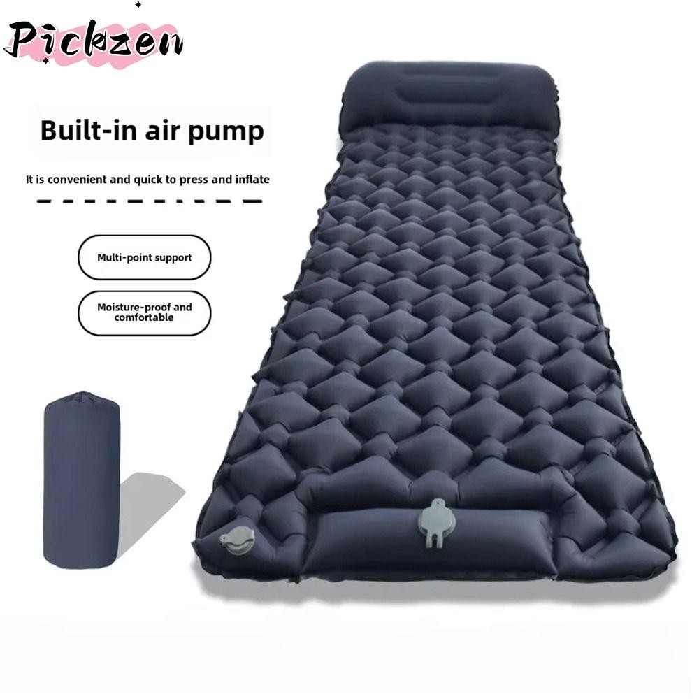 PICKZEN ที่นอนเป่าลมสำหรับแคมป์ปิ้ง เบาะรองนอนสำหรับเต็นท์เดี่ยว พกพาสะดวก และทนต่อความร้อนด้วย TPU