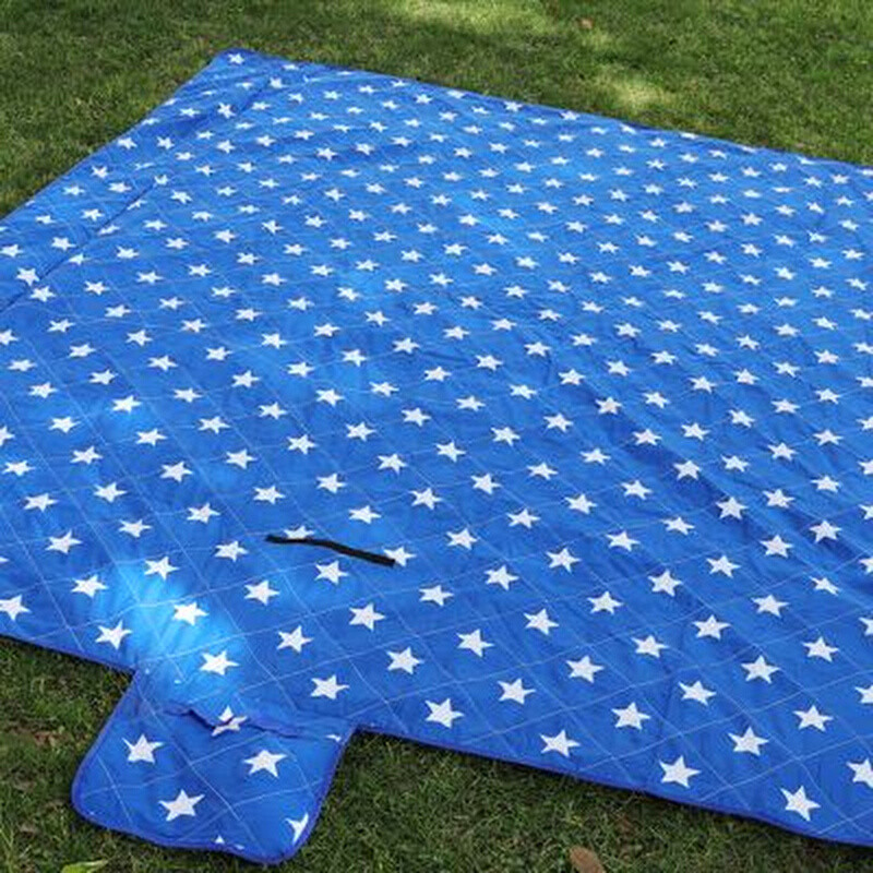 HighEnd เสื่อปิกนิกขนาดใหญ่กลางแจ้งหนาเสื่อกันความชื้นกลางแจ้งแบบพกพาพรมสนามหญ้ากันน้าเสื่อตั้งแคมป์